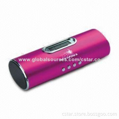 Mini Speaker with Digital LED Screen and FM Radio Function, Supports SD/MMC CardNew